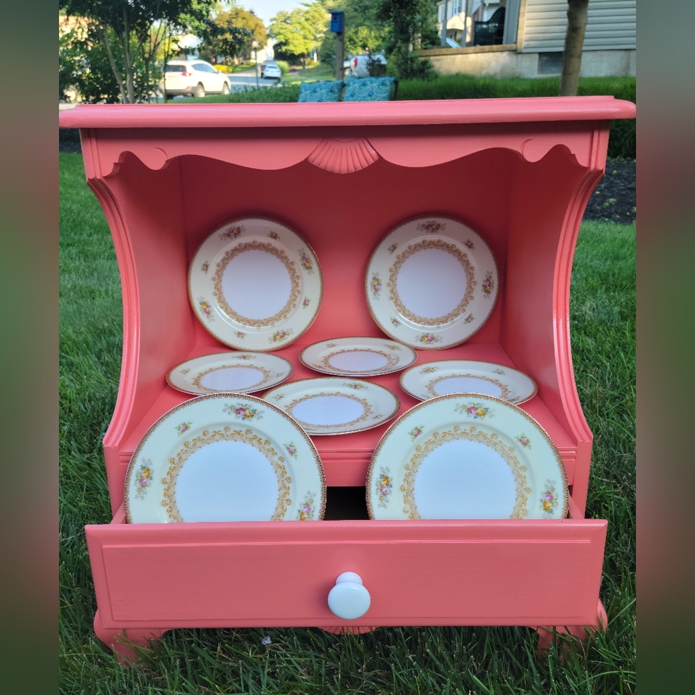 Vintage Meito Nassau China set of 4 Salad Plates, Made in Japan Discontinued